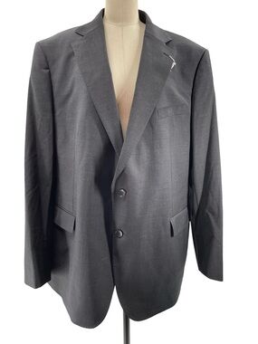ZARGA men's tailored-fit gray blazer (labeled as "Bella Itali)